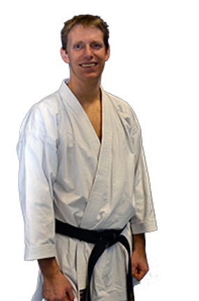 Sensei Marcus Haack (5. Dan) im Karate-Gi